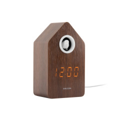 Budík Cuckoo LED Karlsson KA6061DW, 16cm